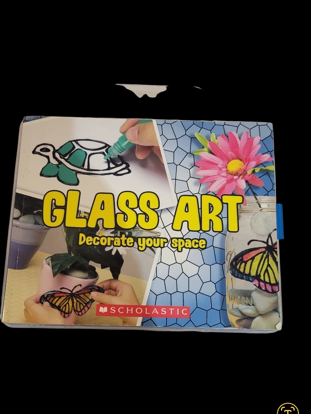 Scholastic Glass Art Kit - Yellow, Pink, Green, Blue